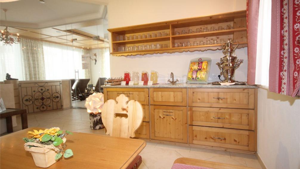 Saft und Snackbar in den Wellness-Stuben